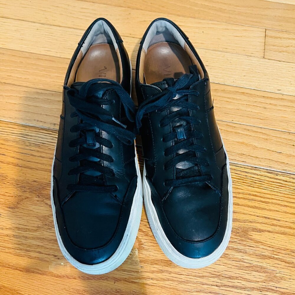 Vince Leonard Leather Platform Sneakers Size 9.5 - Picture 11 of 16